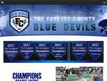 Tablet Screenshot of fcbluedevils.com